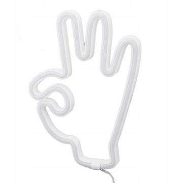 Palec ręczny Neon Light OK Shaped LED Neon Sign