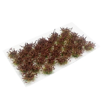 Кластерная трава Искусственная трава Пучки травы Цветочный кластер для стиля F Масштаб 1:35