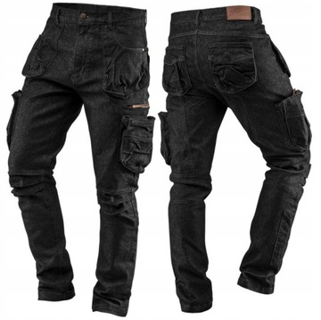 NEO TOOLS Spodnie robocze 5 kieszeni DENIM 81-233-L