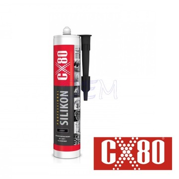 UNIWERSALNY SILIKON BUDOWLANY CZARNY 310ml NEUTRALNY -CX80