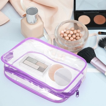 Воздушные косметические пластиковые пакеты на молнии 2 шт.