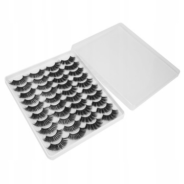 20 пар многоразовых накладных ресниц.