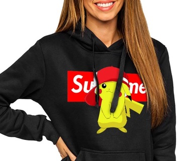 BLUZA DAMSKA Z KAPTUREM PIKACHU POKEMON GO S Y5