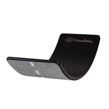 Deska do Balansowania z Filcem 80x30cm Balance Board Czarny z Filcem Szary