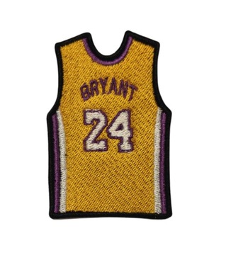 Kobe Bryant 24 NBA Lakers Naszywka haftowana