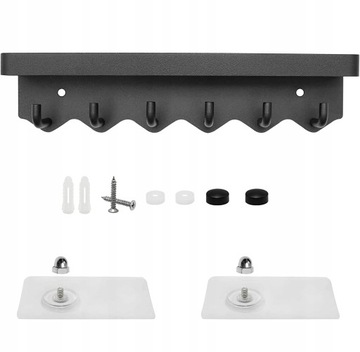 ПОЛКА ДЛЯ КЛЮЧЕЙ С ПОЛКОЙ И САМОКЛЕЯЩИМСЯ ДЕРЖАТЕЛЕМ