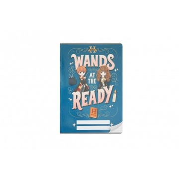 ZESZYT W LINIĘ HARRY POTTER 32k WANDS READY ANIME