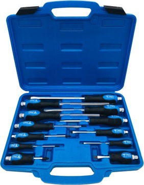 НАБОР ОТВЕРТОК ДЛЯ НАПРЯЖЕНИЯ 12 ЭЛЕМЕНТОВ.