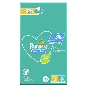 Влажные салфетки Pampers Fresh Clean 15 х 80 шт.
