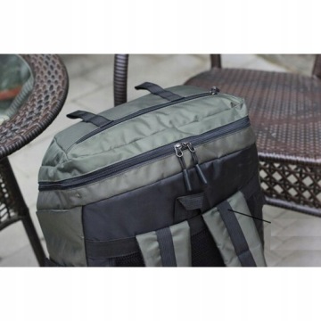 Черный однотонный походный рюкзак 70л.