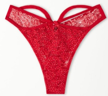 TEZENIS brazyliany Red Roses Pois L/40