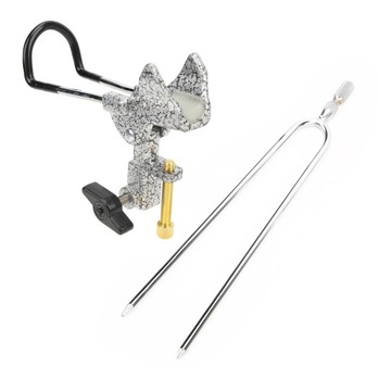 Держатель удочки из нержавеющей стали, поворотная регулируемая подставка на 360°