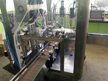 АВТОМАТИЧЕСКАЯ ЛИНИЯ НАПОЛНЕНИЯ, ПЕРИСТАЛЬТИЧЕСКИЕ НАСОСЫ, 4 ГОЛОВКИ