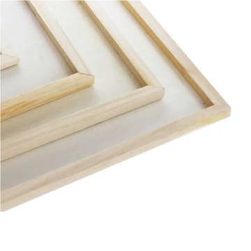 DIY пустые деревянные держатели фоторамок детские глиняные рамки DIY для