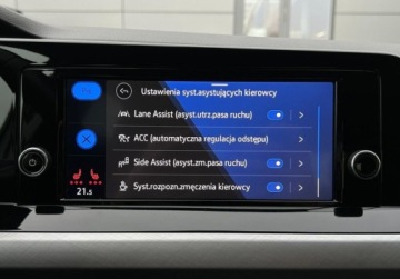 Volkswagen Golf VII Hatchback 5d Facelifting 1.5 TSI BMT 130KM 2020 Volkswagen Golf Life Pakiety, ACC, ergoActive z masazem, Kamera, Indukcja, zdjęcie 27
