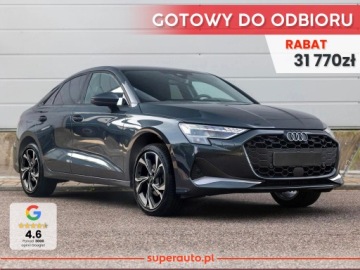 Audi A3 8Y Limousine Facelifting 1.5 35 TFSI 150KM 2026 1.5 TFSI Advanced (150 KM) Adaptacyjny asystent prędkości