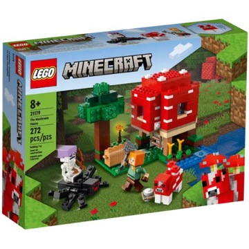 Klocki LEGO Minecraft 21179 Dom w grzybie 8+ (272 elementy)
