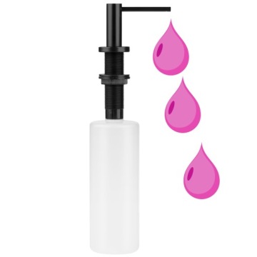 ДОЗАТОР ЖИДКОГО МЫЛА ЧЕРНЫЙ ДЛЯ РАКОВИНЫ ЖИДКИЙ НАСОС