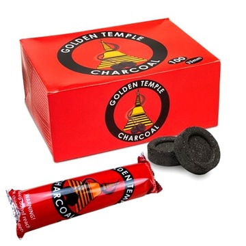 ТРЕБУЛЯРНЫЕ УГЛИ ДЛЯ КАЛЬЯНА ЗОЛОТЫЕ ФИМИАНЫ x100