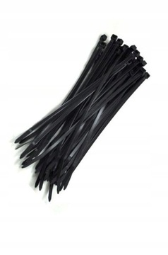 OPASKA KABLOWA 7,6x300 mm OPASKI ZACISKOWE KABLOWE trytytki trytki UV