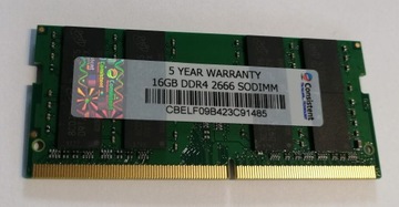 Pamięć RAM DDR4 Consistent 16 GB PC2666 SODIMM