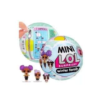 L.O.L SURPRISE NIESPODZIANKA KULA LALECZKI MINI WINTER FAMILY SERIA 2