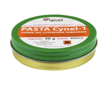 Паяльная паста CYNEL-1 для мягкой пайки /40г/