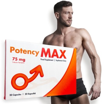 TABLETKI NA POTENCJE EREKCJE WZWÓD LIBIDO DLA MĘŻCZYZN POTENCYMAX I 20 KAPS