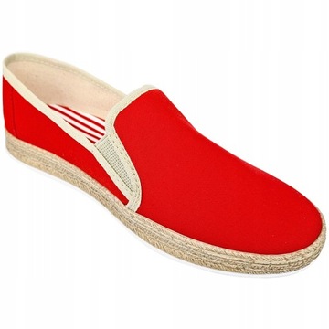 Espadryle damskie Big Star czerwone FF276037 37