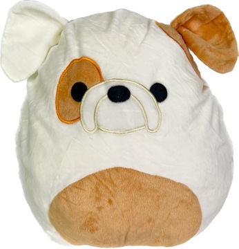 MASKOTKA SQUISHMALLOWS ZABAWKA PLUSZOWA PRZYTULANKA PIES BULLDOG BROCK 19CM