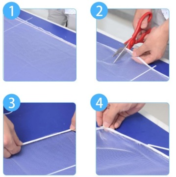 МОСКИТНАЯ СЕТКА ДЛЯ ОКОН ПРОЧНАЯ, ПРОЧНАЯ, 150х200 + ВЕЛКРО