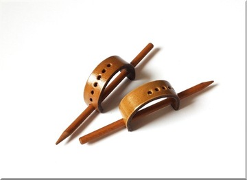 SPINKA DO KOKA SKÓRA KOKÓWKA 0869 HAND MADE 2 SZT.