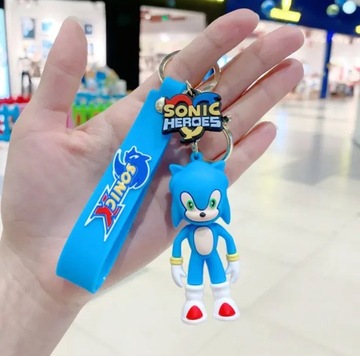 Brelok/ breloczek, zawieszka SONIC, duży! 1 sztuka