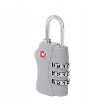 KŁÓDKA DO BAGAŻU Z SYSTEMEM TSA LOCK SPILBERGEN SZARA