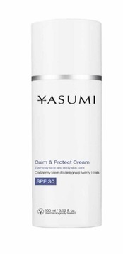 Yasumi łagodzący krem do twarzy i ciała z filtrem SPF30