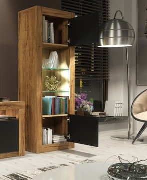 ШКАФ ДЛЯ ТЕЛЕВИЗОРА РЕТРО ЛОФТ РЕТРО ЛОФТ ДУБ/ЧЕРНЫЙ