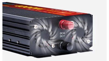 PRZETWORNICA SAMOCHODOWA NAPIĘCIA 24V na 230V 5000W SINUS CZYSTA SINUSOIDA