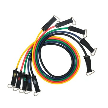 ZESTAW 5 GUM FITNESS DO ĆWICZEŃ GUMY OPOROWE WORKOUT BANDS WYSOKA JAKOŚĆ