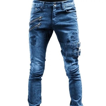 Personalizowane, obcisłe dżinsy motocyklowe w nowym stylu