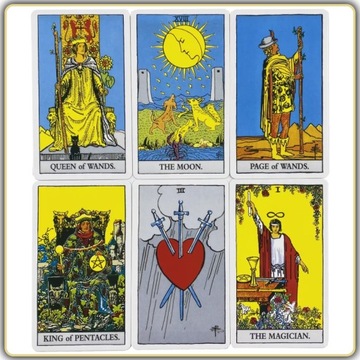 НАБОР КЛАССИЧЕСКИХ КАРТ ТАРО THE Rider TAROT, 78 ЧАСТЕЙ КАРТЫ ГАДАНИЯ