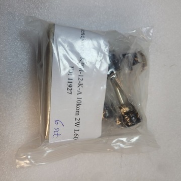 Потенциометр КМП-12-К-А 10КОМ 2Вт Л60 Н8