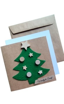 Рождественская открытка Рождественская елка Рождество