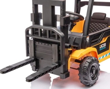 ВИЛОЧНЫЙ ПОГРУЗЧИК JCB ДЕТСКИЙ АККУМУЛЯТОР 12В 2x45ВТ ДИСТАНЦИОННЫЙ