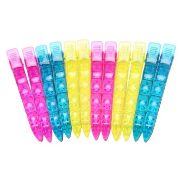 12 шт., заколка для волос «утка патна», разноцветная заколка из АБС-пластика для ES