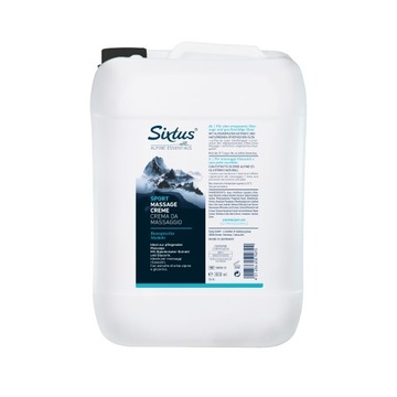 EMULSJA KREM DO MASAŻU MASSAGE CREAM SIXTUS 3 LITRY Z POMPKĄ
