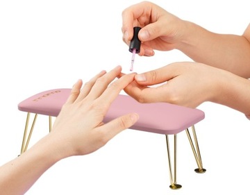 PODPÓRKA DO MANICURE POD DŁOŃ MOMO ZŁOTA RÓŻOWA