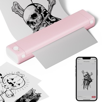 M08F-Letter Portable Printer, Support Letter Size Paper Printing, 8.5