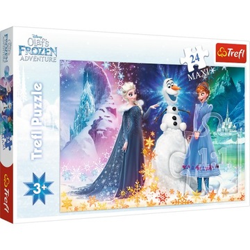 Puzzle 24 elementy Kraina Lodu Elza Anna Frozen