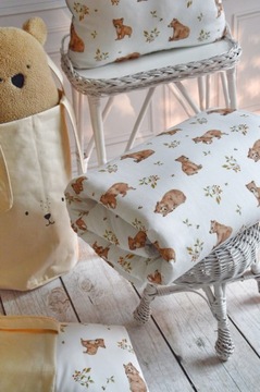 Подушка Медвежонок в гондольную коляску, бежевый