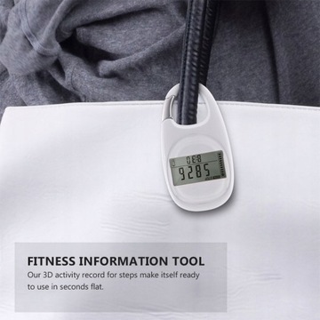 1 шт. Простой в использовании шагомер с зажимом